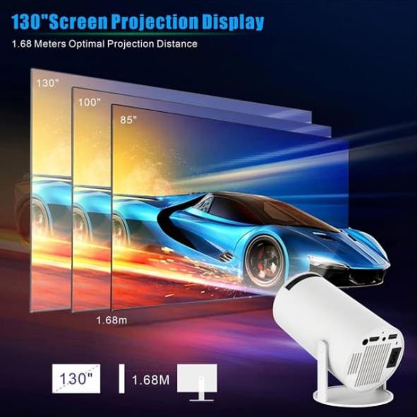 Mini Projector ┃ Flexible works both outside and inside