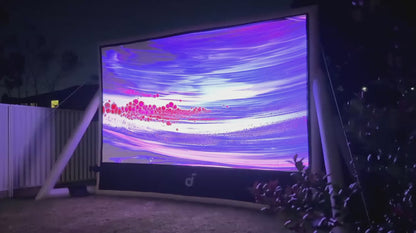 Mini Projector ┃ Flexible works both outside and inside